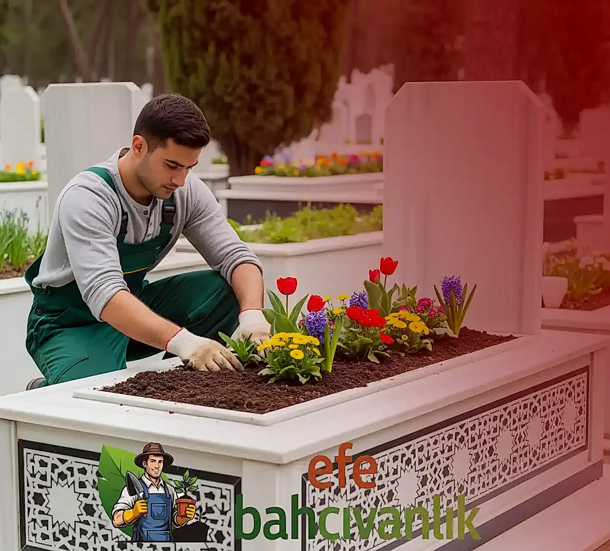 Merkezefendi Mezarlığı Mezar Bakım ve Çiçeklendirme Hizmetleri